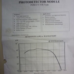 Alphalas PDM-UV-VIS Photo diode - Image 4