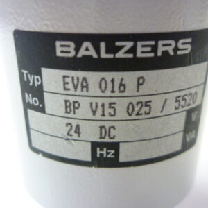 Balzers EVA016P BPV150256 Vacuum angle valve DN16 - Image 3