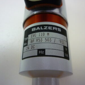 Balzers EVC110M BPV53503 Solenoid operated angle valve - Image 3