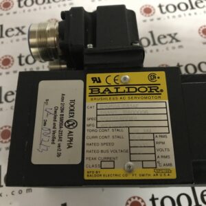 Baldor BSM50A-233AE Servo motor with gear BGT600 stage 1 ratio 3:1 - Image 3