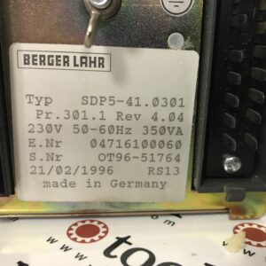 Berger Lahr SDP5-41.0301 (04716100060) Power drive with indexer SDP5-4 for 5-phase stepping motor - Image 5