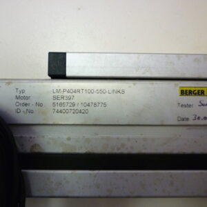 Berger Lahr LM-P404RT100-550-Left 74400720420 Portal axis stroke 550mm - Image 3