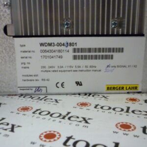 Berger Lahr WDM3-004.0801 0064304080114 Sig Positec Dual Axis 3 Phase Stepper drive 24V - Image 5