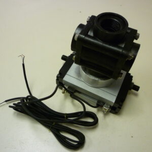 Burkert 7RP-25H-180 Rotary actuated 3-way ball valve G3/4" pp