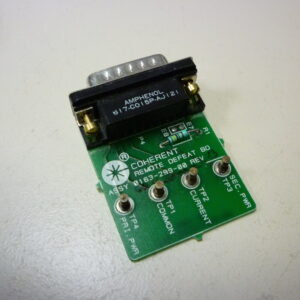 Coherent 0163-299-00 Remote interface defeat connector