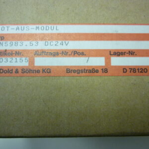 Dold & Sohne BN5983.53 Safety relay 24VDC - Image 2
