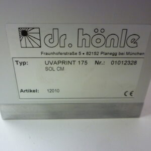Dr. Hönle 12010 UVAPRINT 175 SOL CM UV curing module - Image 4