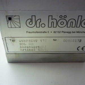 Dr. Hönle UVAPRINT 175 SOL CM 12010 UV curing module - Image 2