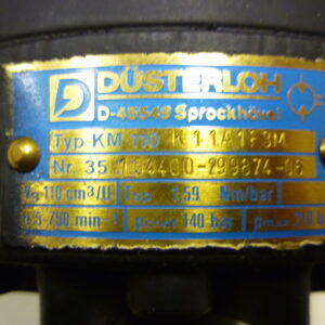 Dusterloh 776646 KM110-K11A1F3M Hydraulic radial piston motor - Image 3