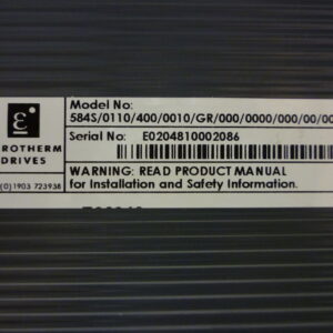 Eurotherm 584S/0110/400/0010/GR/000/0000/000/00/000/000 Frequency inverter 584S series 3ph 380-460V 50/60Hz - Image 2