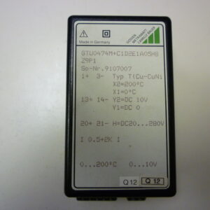 Gossen-Metrawatt Camille Bauer GTU0474M+C1D2E1A05H8Z9P1 Converter - Image 2