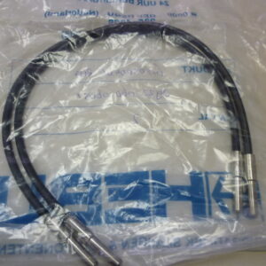 Hebu 6150300406 SS Hebuflex DN2 hose 630 bar with 6mm SS pipe ends total length 400mm - Image 1