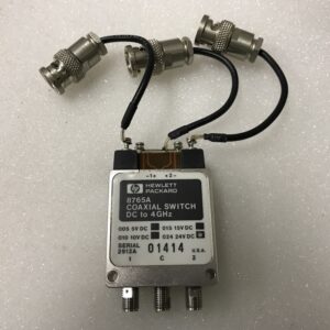 Hewlett Packard 8765A Coaxial switch DC to 4 GHz - Image 1