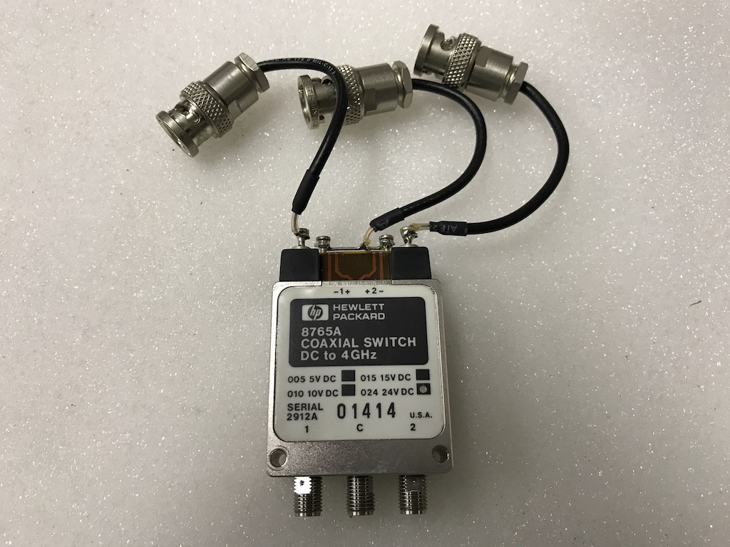 Hewlett Packard 8765A Coaxial switch DC to 4 GHz - Toolex