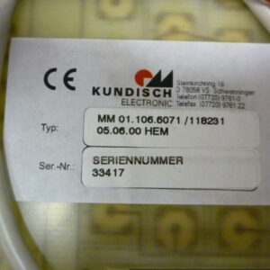 Kundisch MM01.106.6071/1182331 Foil keyboard - Image 2