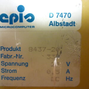 Lanco 8437-20 EPIS Micro-processor control panel with BE408 BE410 BE541 - Image 3