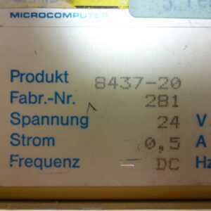 Lanco 8437-20 EPIS Micro-processor control panel with BE408 BE410 BE409 - Image 3