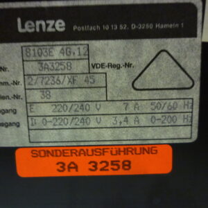 Lenze 8103-4G.12 Frequency converter - Image 2