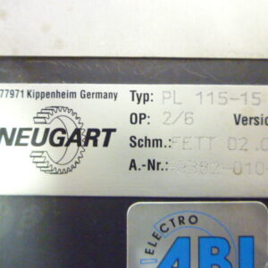 Lust PSM-04-20R83-215 Synchronous servomotor with Neugart gear PL115-15 i=15:1 - Image 4