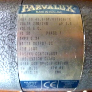 Parvalux SD41.SISF/617956/7C Gear motor with brake - Image 2