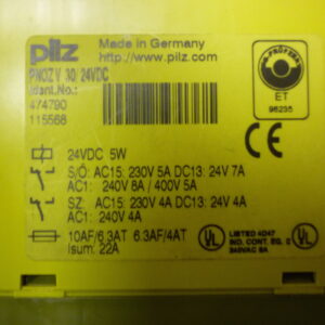 Pilz 474790 PNOZ V30 24VDC Safety relay 24VDC 5W - Image 2