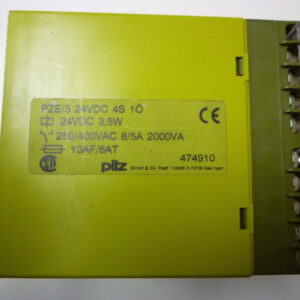 Pilz 474910 PZE/5 24VDC 4S 1Ö Safety relay 24VDC 35W - Image 2