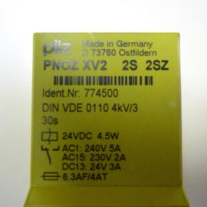 Pilz 774500 PNOZ XV2 2S 2SZ Safety relay 24VDC 45W - Image 2