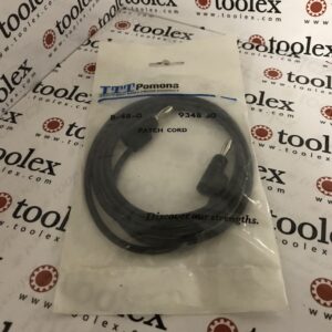 ITT Pomona B-48-0 Patch cord banana to banana 48" black