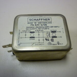 Schaffner FN670-6/06 Line filter 5A - Image 1