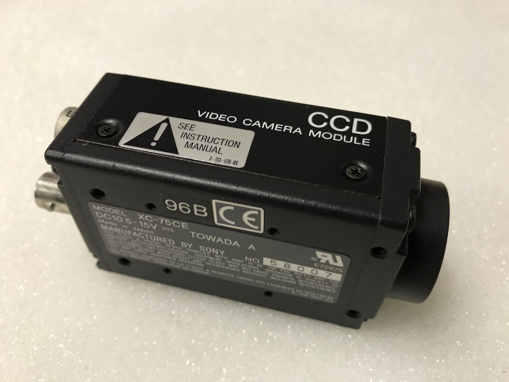 Sony XC75CE CCD Video camera module Toolex