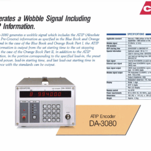 Kenwood DA-3080 ATIP encoder - Image 4