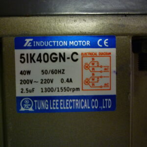 Tung Lee TL 5IK40GN-C Induction motor - Image 3