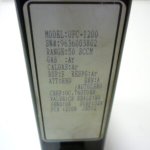 Unit Instruments UFC-1200 Massflow controller 50 sccm Argon - Image 2