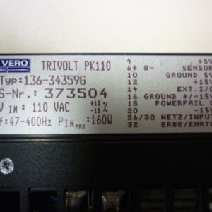 Vero 136-34359G Trivolt PK110 powersupply 115VAC 160W - Image 3