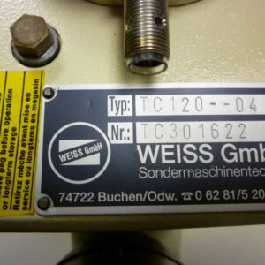 Weiss TC150-04 Rotary indexing table - Image 3