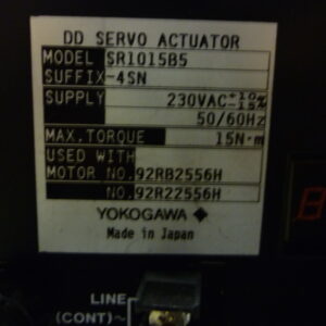 Yokogawa Dynaserv servo actuator DR1015B5 + SR1015B5-4SN drive - Image 2