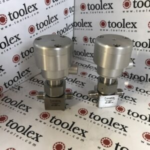 Swagelok SS-4BK-1C SS bellows sealed valve 1/4" actuator NC - Image 3