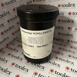 Acheson Hydrokollag Kokillenschlichte colloidal graphite in water 1kg plastic jar - Image 1