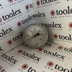 Wika Bimetal thermometer for heating technology Model A43 0-120 degC - Image 1